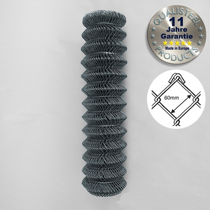 Maschendraht Rolle 25m anthrazit 60X60X2,8mm
